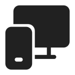Phone Desktop SVG Icon